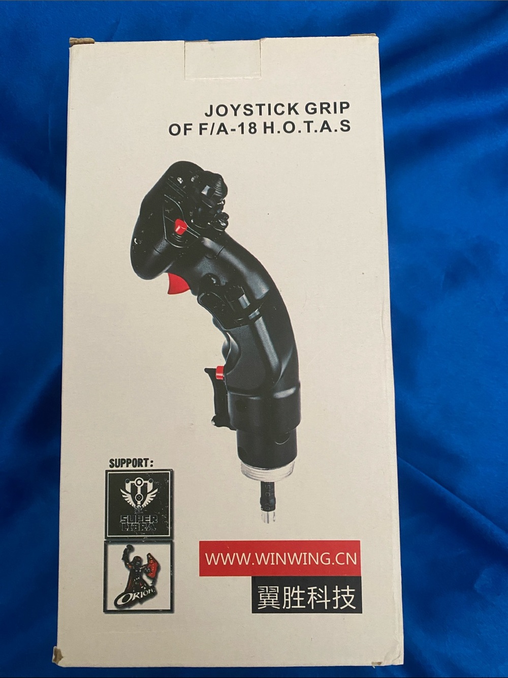 WinWin F/A-18 HOTAS Joystick Grip in Black with Red Accents